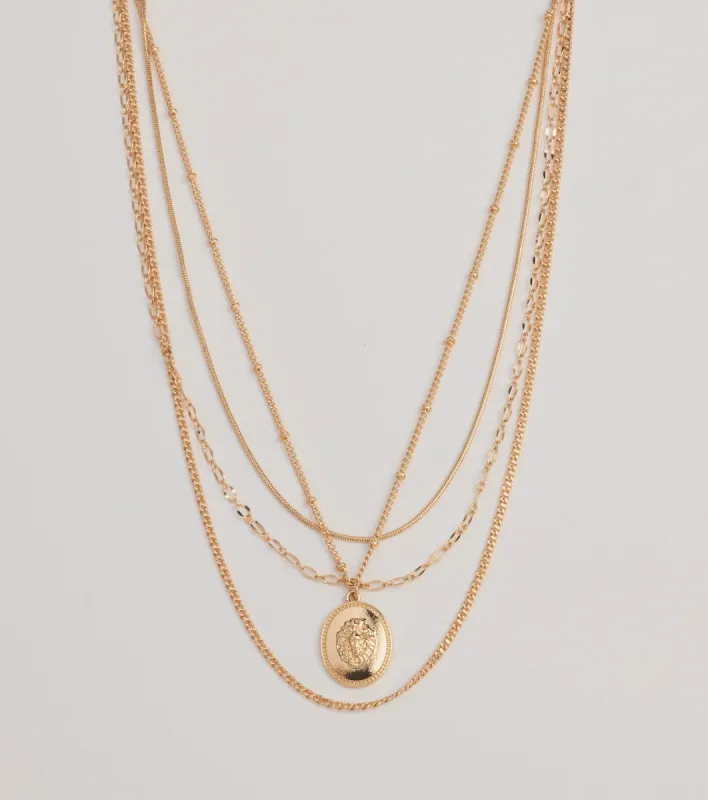 Layered Sleekness Pendant Necklace sold by Windsor