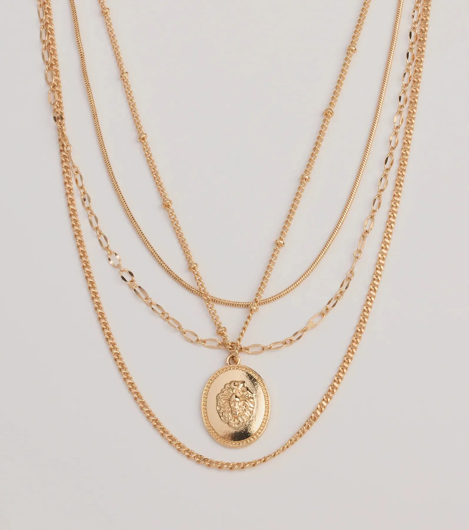 Layered Sleekness Pendant Necklace sold by Windsor product image thumbnail 2