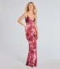 Paradise Beauty Floral Mesh Maxi Dress sold by Windsor