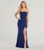 Lilly Sleeveless High-Slit Glitter Mermaid Dress sold by Windsor