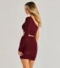 Girl's Night One-Shoulder Cutout Mini Dress sold by Windsor