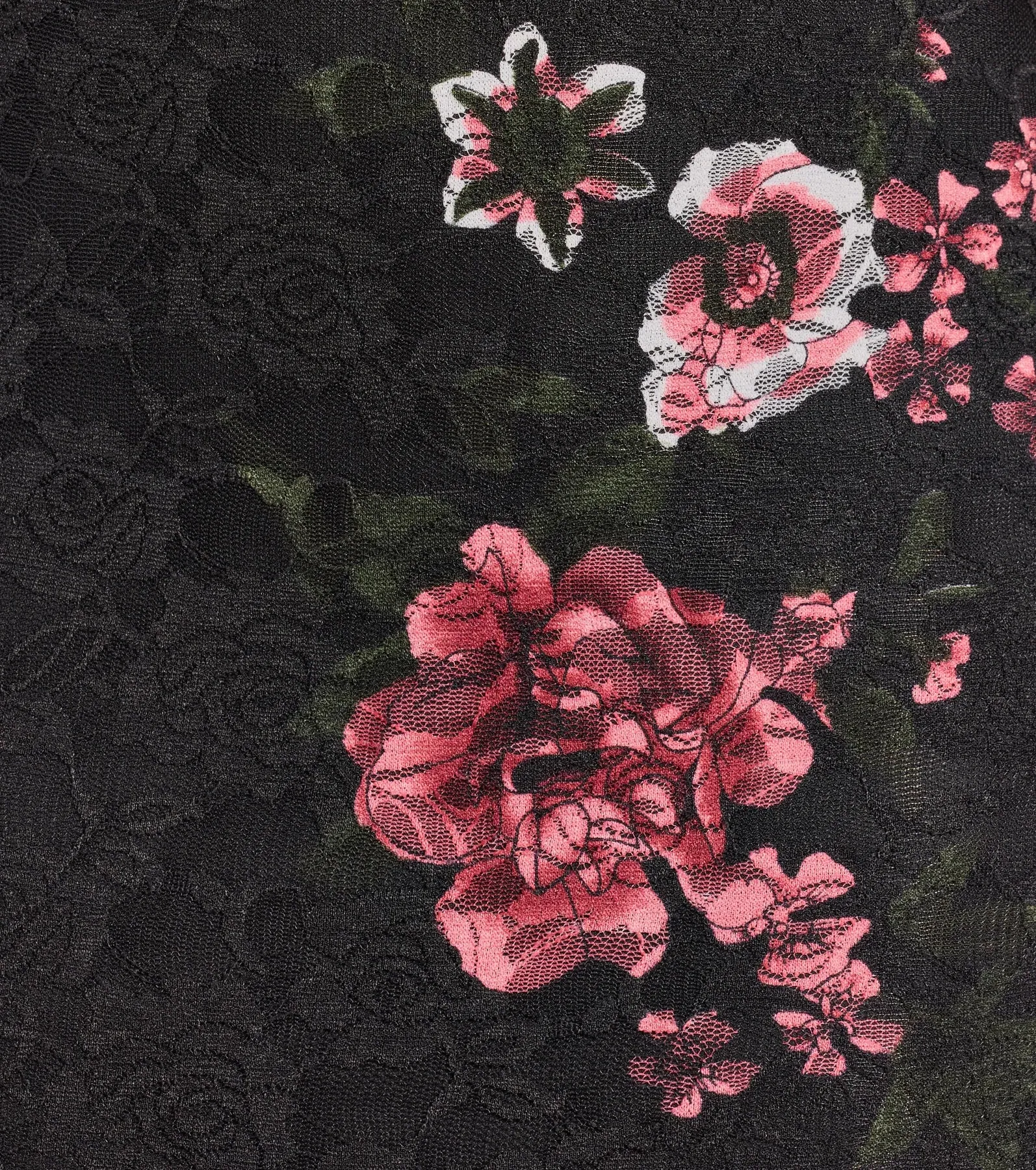 Divine Nature Floral Lace Corset Midi Dress sold by Windsor product image thumbnail 3