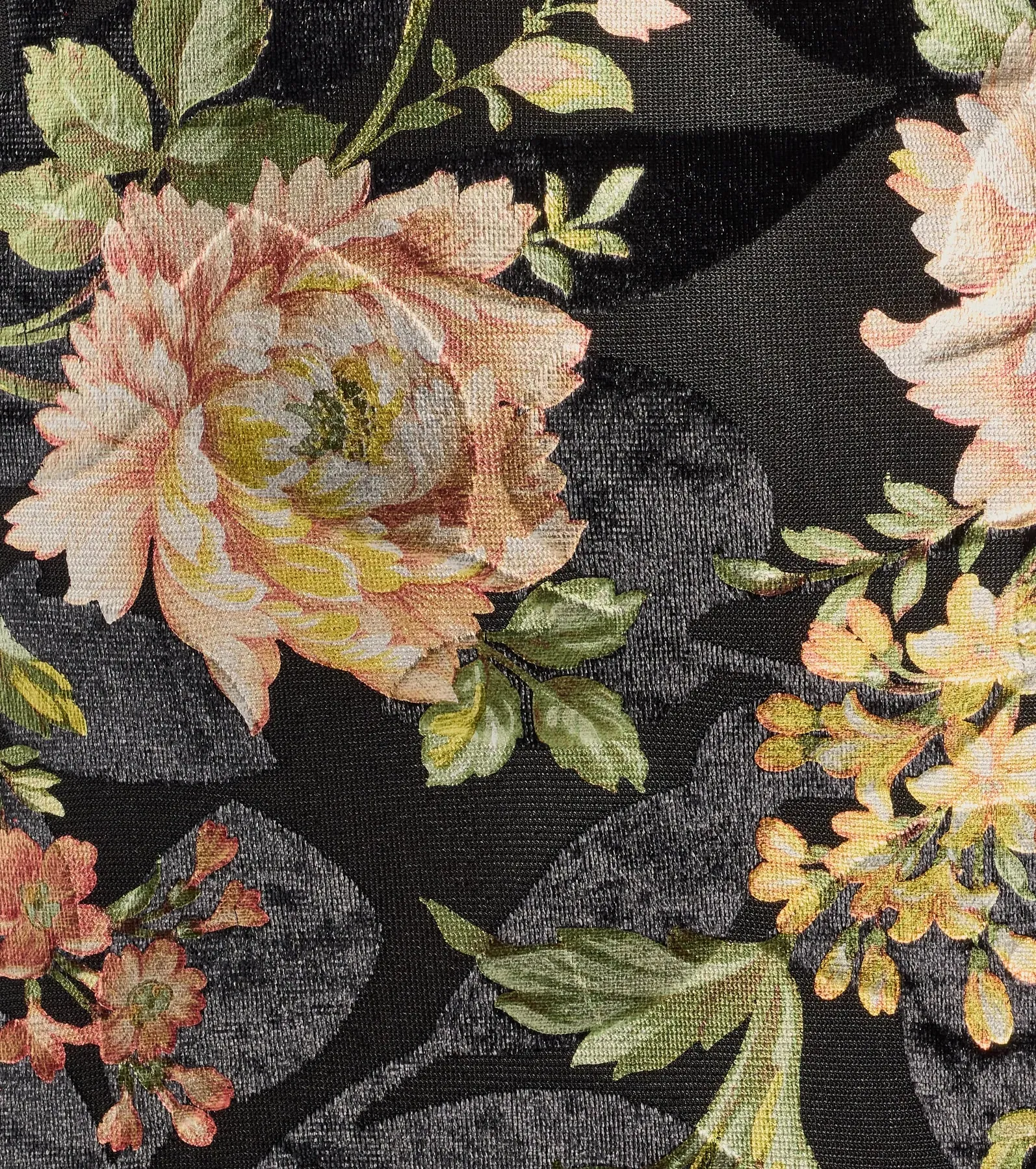 Drea Floral Velvet Burnout Lace-Up Mermaid Dress sold by Windsor product image thumbnail 3