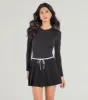 Flirty Sport High-Rise Pleated Mini Skort sold by Windsor