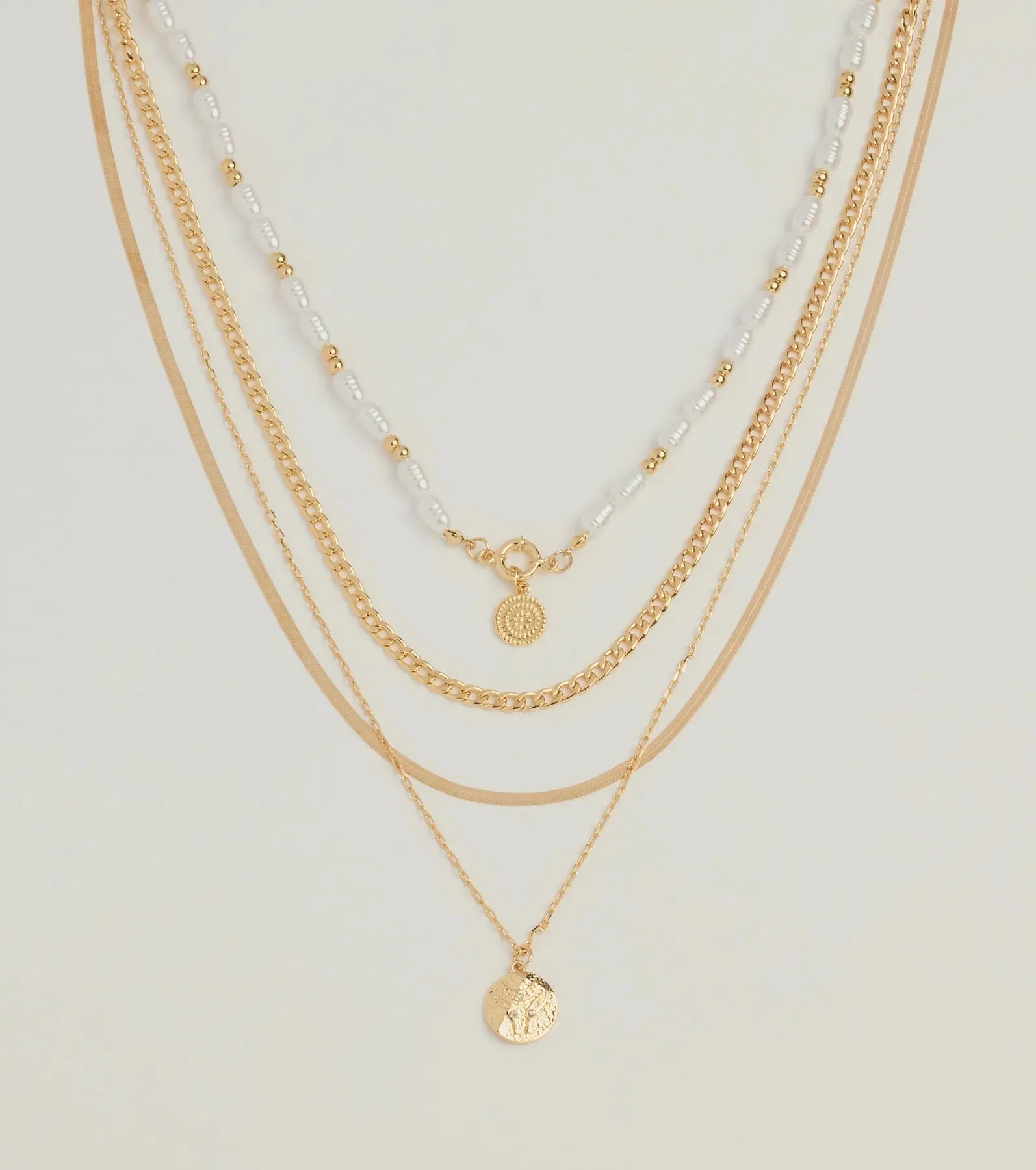 Made To Be Seen Statement Layered Necklace sold by Windsor