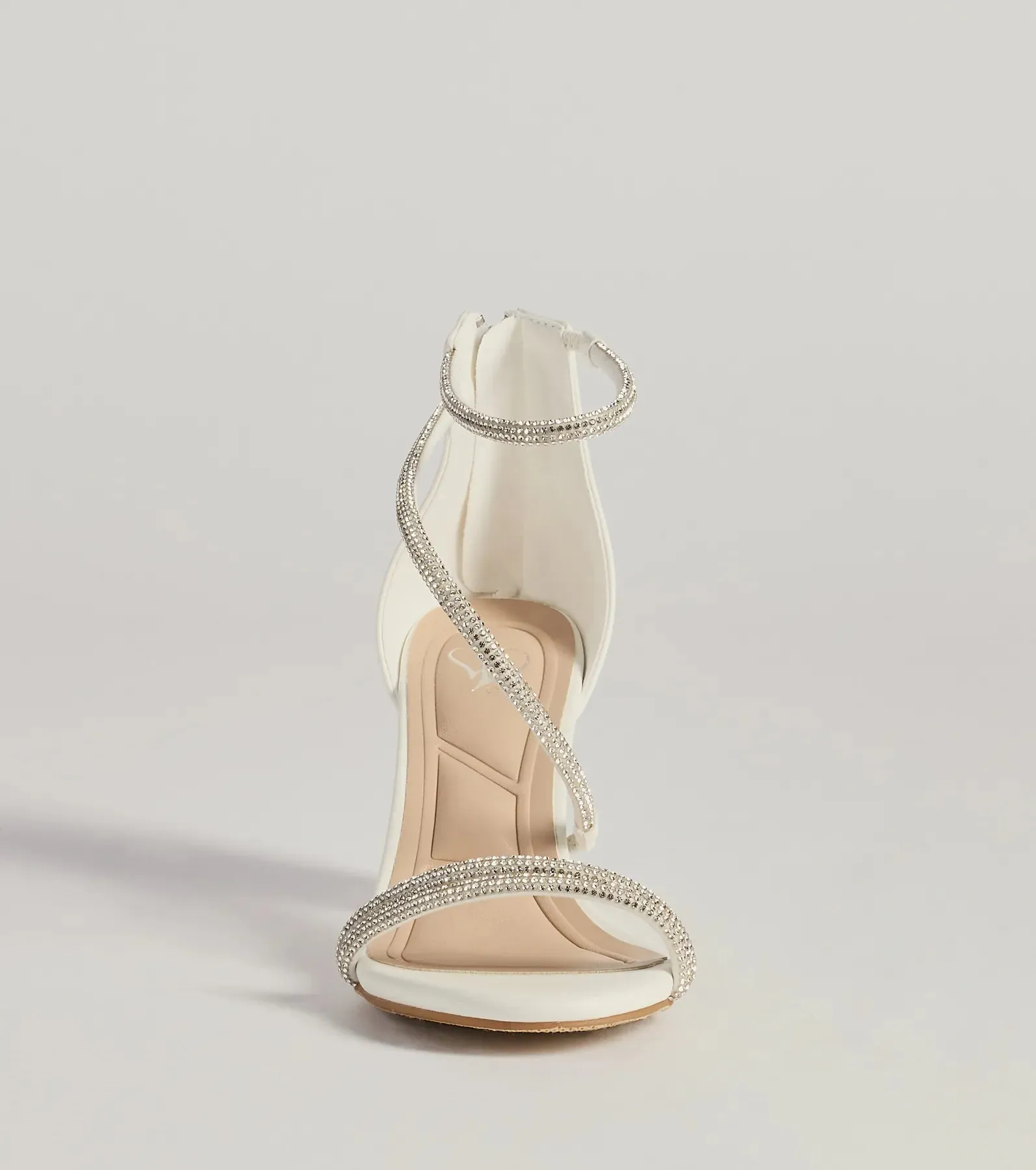 Love To Sparkle Rhinestone Strap Block Heels sold by Windsor product image thumbnail 3