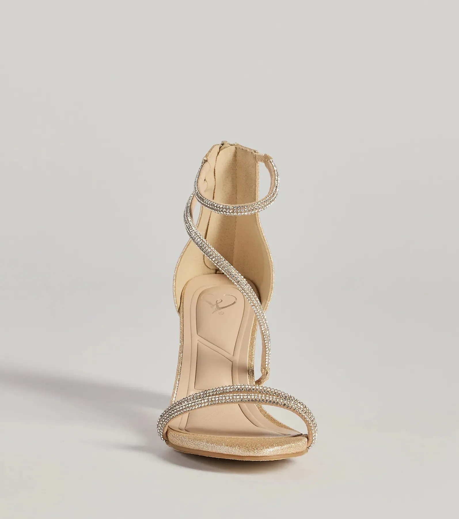 Step Into Glam Rhinestone Glitter Block Heels sold by Windsor product image thumbnail 3