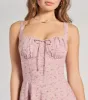 Sweet Spice Corset Lace-Up Floral Midi Dress sold by Windsor