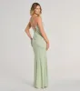 Molly Lace-Up Mermaid Glitter Formal Dress sold by Windsor