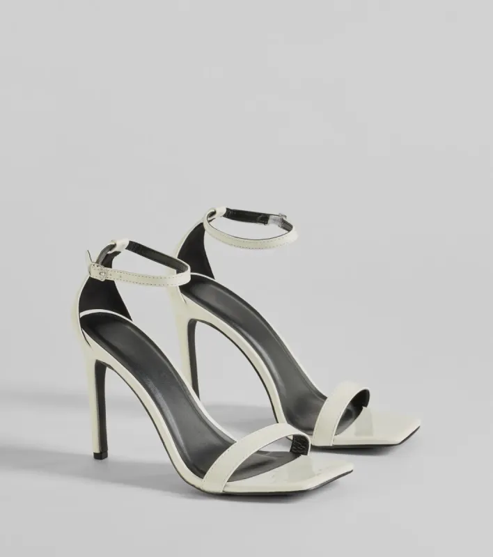 Style Pop Patent Faux Leather Stiletto Heels sold by Windsor