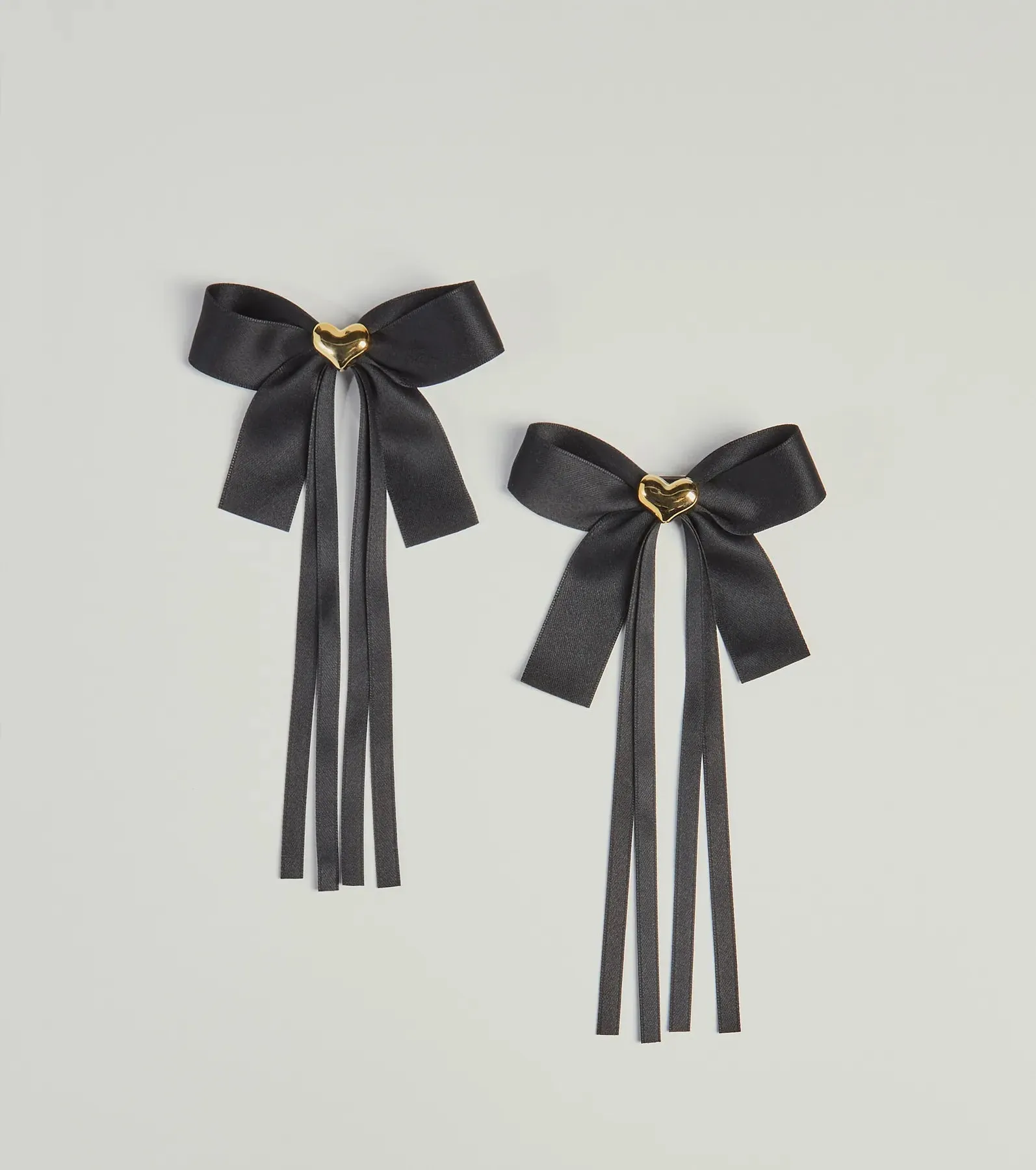 Timeless Charm Two-Pack Heart Hair Bows sold by Windsor