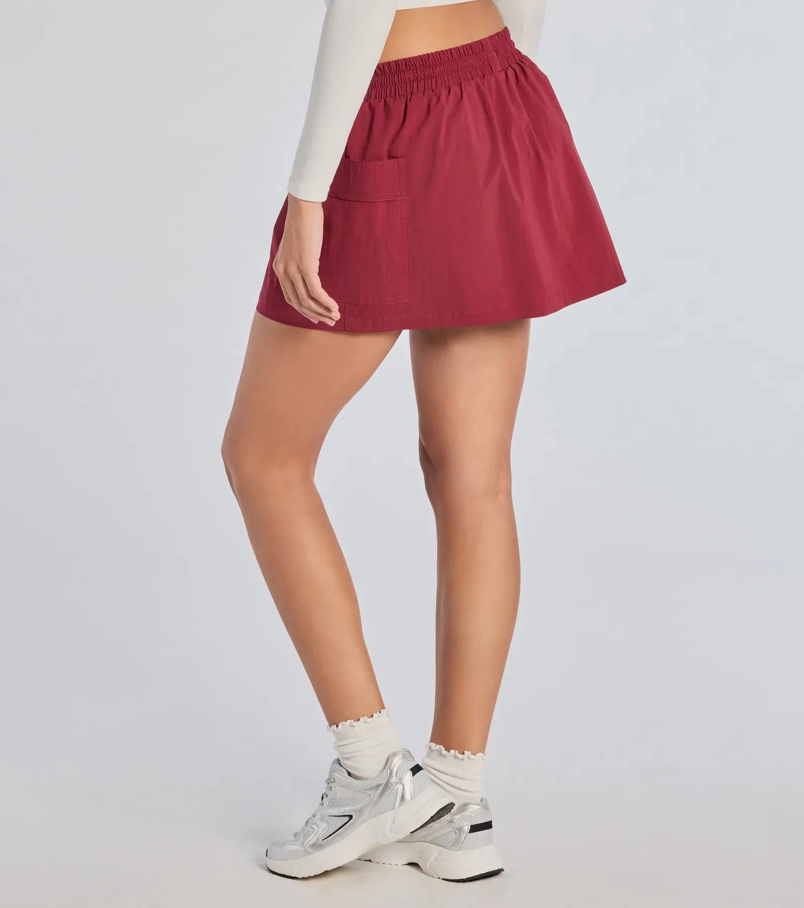 Sporty Chick High-Rise Nylon Skort sold by Windsor product image thumbnail 2