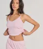 Sleeping In V-Neck Pointelle Pajama Crop Top sold by Windsor