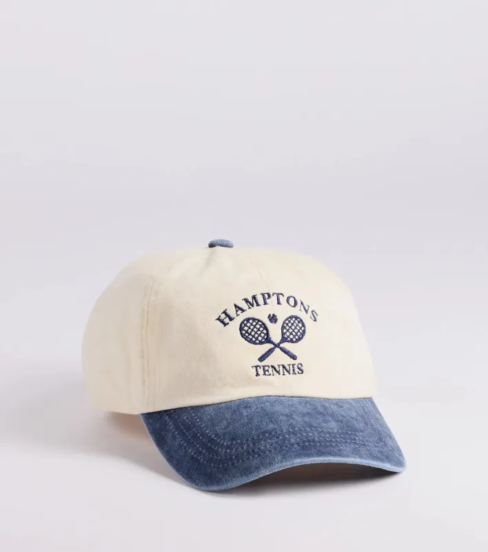 Hamptons Tennis Baseball Cap sold by Windsor