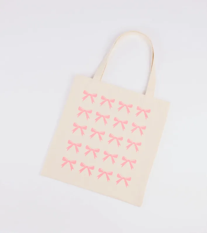 Cute Reputation Bow Graphic Canvas Tote Bag sold by Windsor
