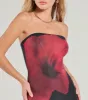 Impressive Blossom Strapless Floral Maxi Dress sold by Windsor
