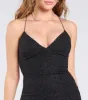 Popular Girlie Strappy Back Glitter Mini Dress sold by Windsor