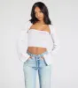 Easy Charm Floral Crop Tube Top sold by Windsor