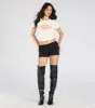 Cuter Than Ever Lace Ruffle Shorts sold by Windsor