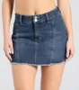 Cute Expectation Mid-Rise Denim Mini Skirt sold by Windsor