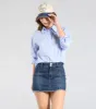 Cute Expectation Mid-Rise Denim Mini Skirt sold by Windsor