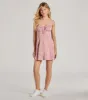 Gorgeous Than Ever A-Line Crepe Mini Dress sold by Windsor