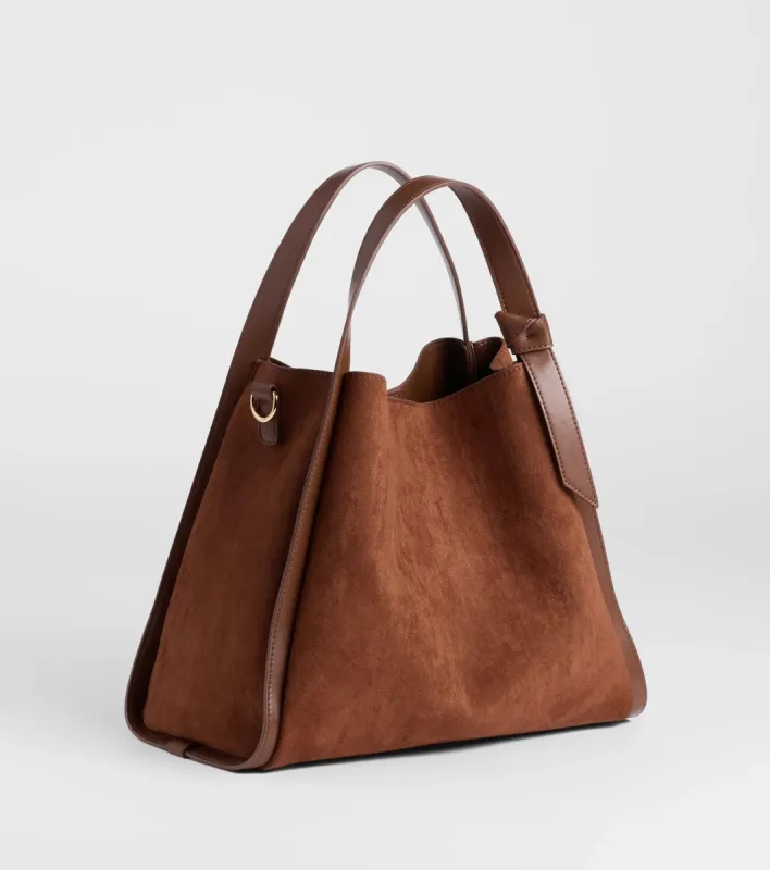 Places To Be Faux Suede Hobo Bag sold by Windsor