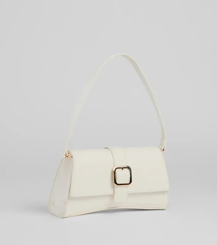 Icon Worthy Buckle Strap Shoulder Bag sold by Windsor