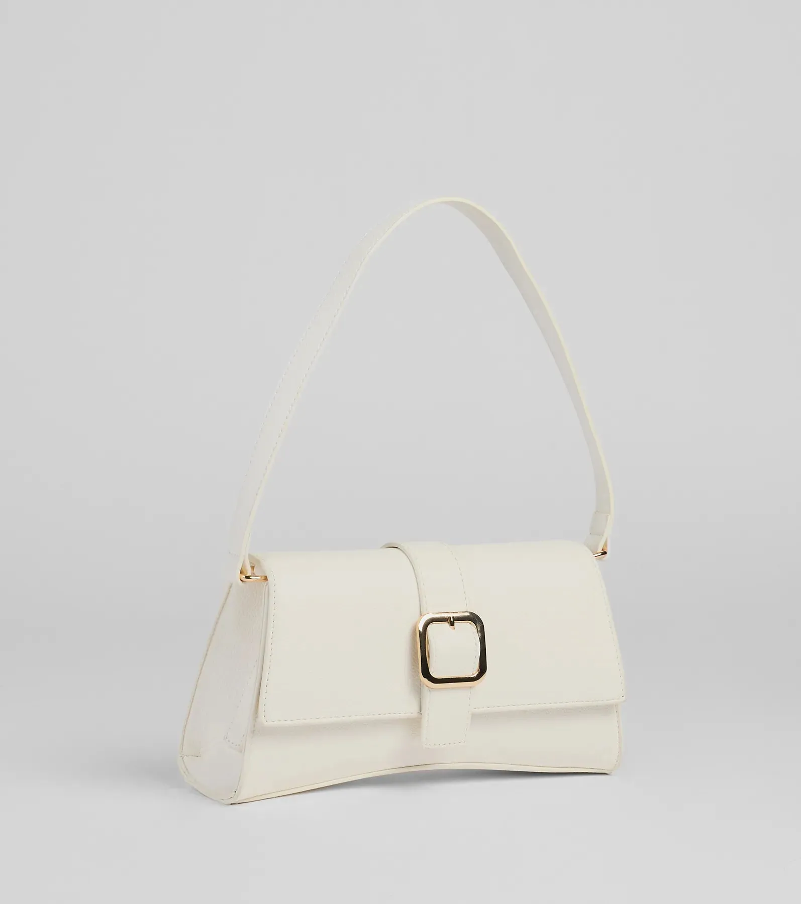 Icon Worthy Buckle Strap Shoulder Bag sold by Windsor
