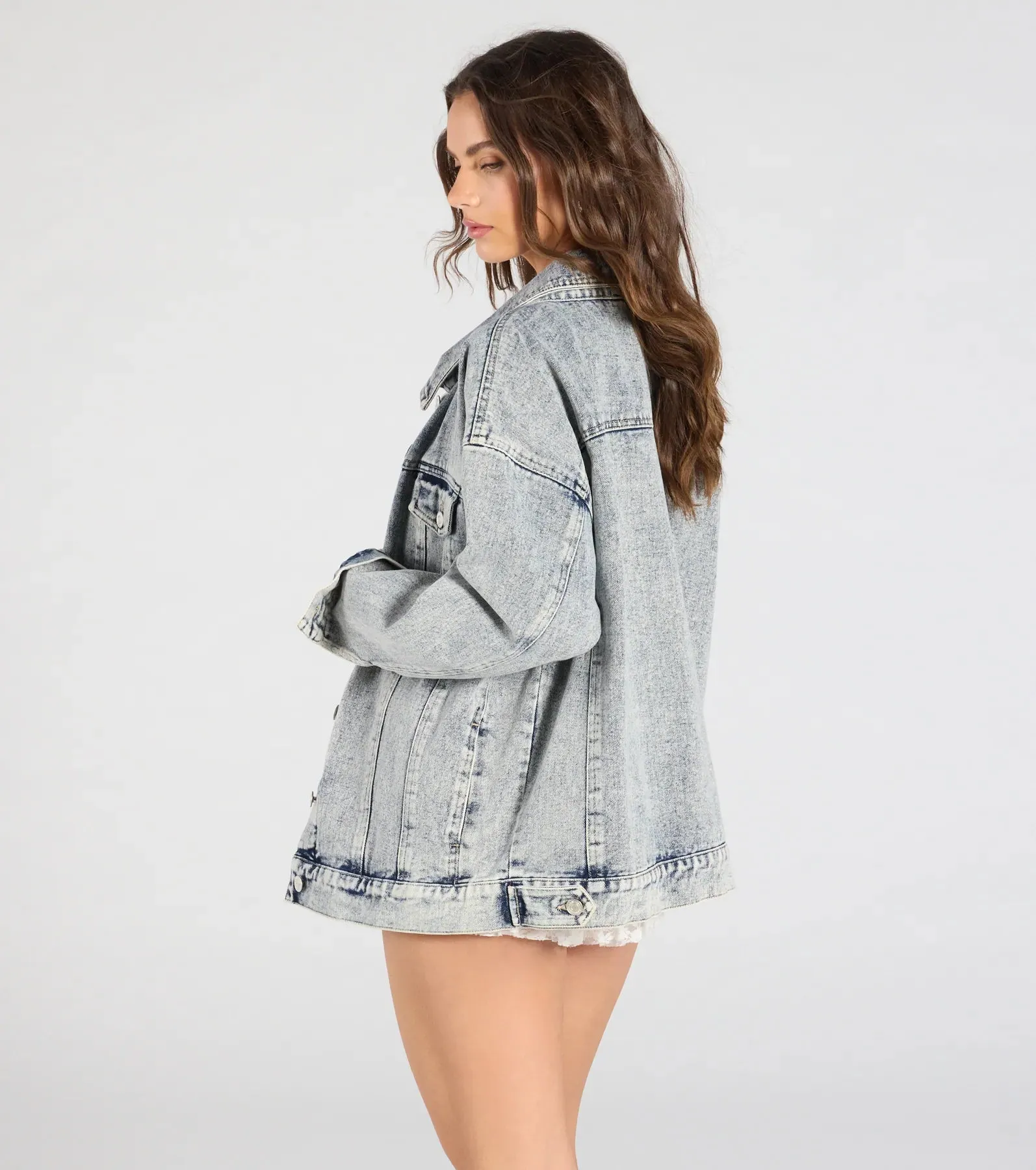 Easy Like Oversized Denim Jacket sold by Windsor product image thumbnail 2