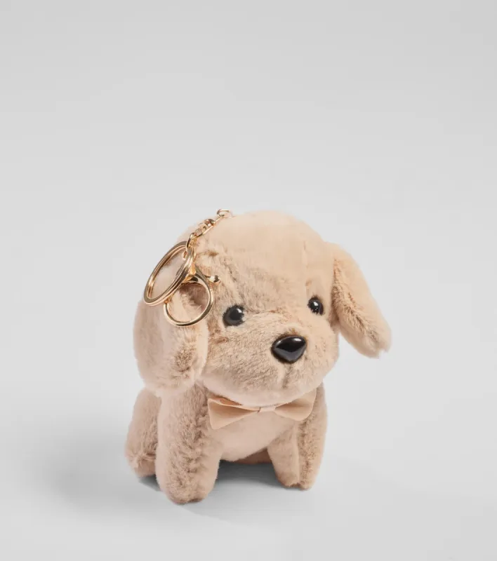 Plush Puppy Dog Bag Charm sold by Windsor