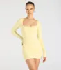 Remarkable Allure Long Sleeve Mini Dress sold by Windsor