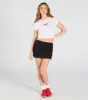 Hint Of Romance Lace Trim Mini Skort sold by Windsor