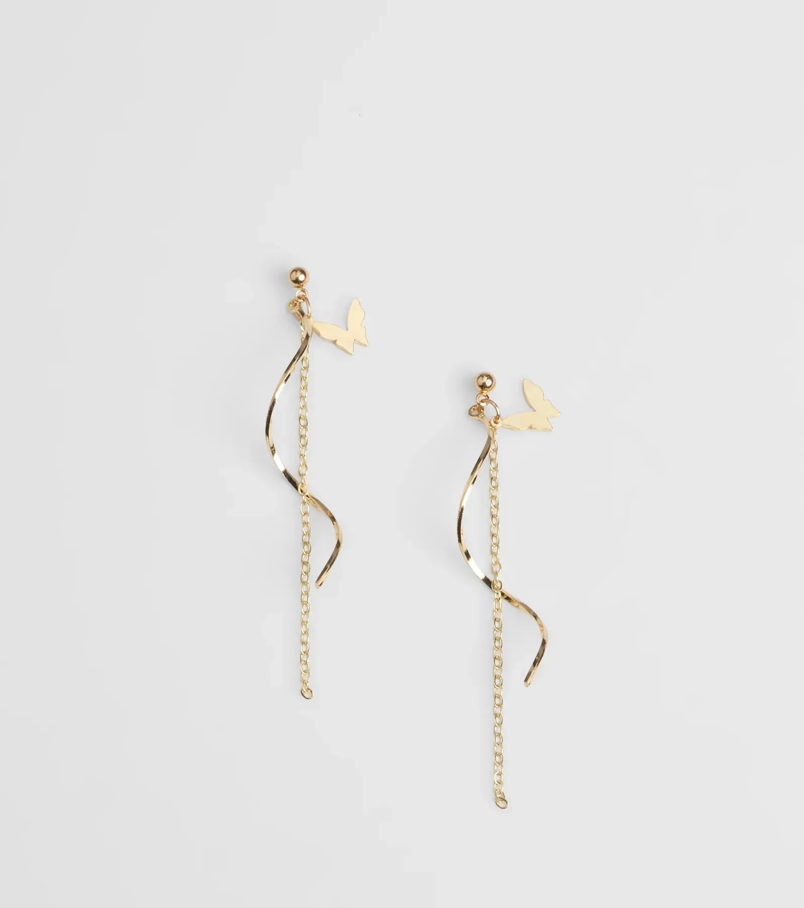 Delightful Glimmer Butterfly Twist Earrings sold by Windsor