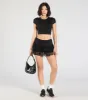 Flirty Feels Ruffled Lace Mini Skort sold by Windsor