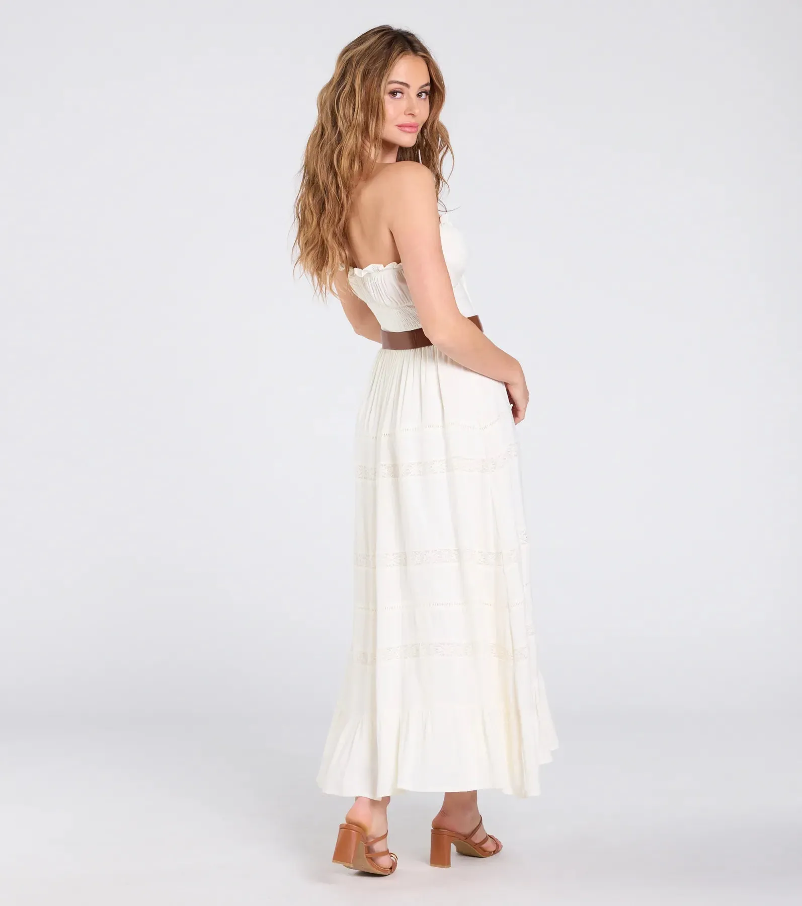 Breezy Chic Belted A-Line Maxi Dress sold by Windsor product image thumbnail 2