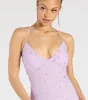 Marlene Lace-Up Mermaid Beaded Pearl Formal Dress sold by Windsor