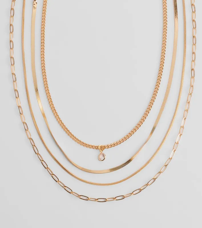 Extra Radiance Four-Pack Necklace Set sold by Windsor