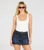 Real Babe High-Rise Denim Skort sold by Windsor