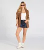 Real Babe High-Rise Denim Skort sold by Windsor
