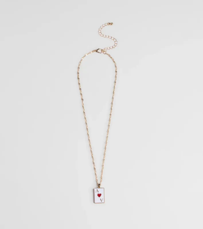 Ace Of Hearts Pendant Necklace sold by Windsor