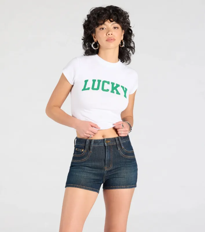 Lucky Vibes Only Graphic Tee sold by Windsor