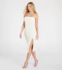 Kris Strapless Bodycon Beaded Midi Formal Dress sold by Windsor