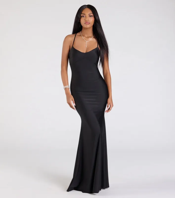 Mindy Strappy Back Mermaid Formal Dress sold by Windsor