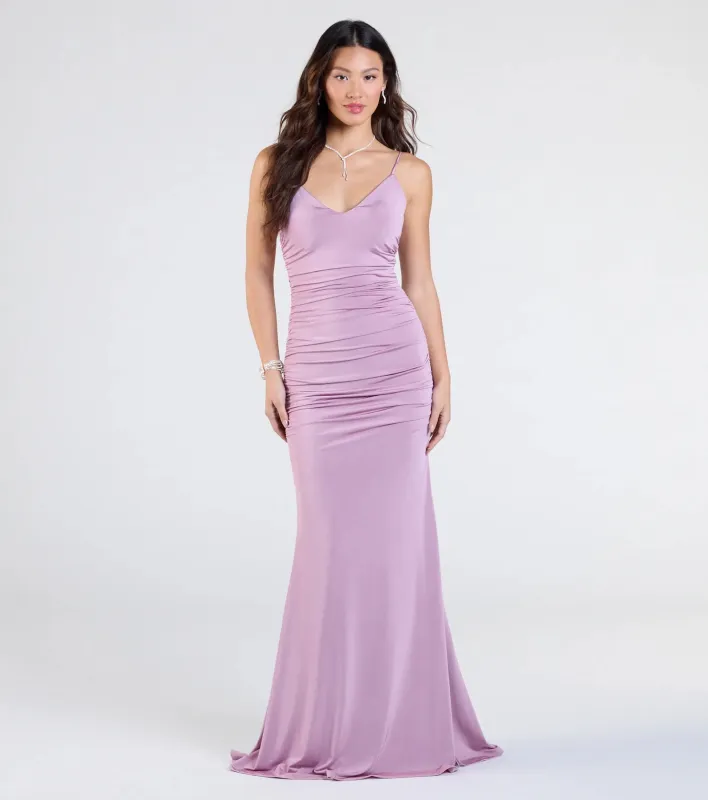 Justine V-Neck Mermaid Formal Dress sold by Windsor