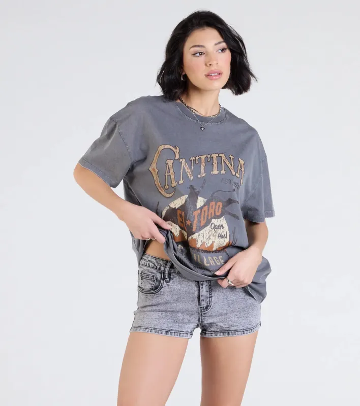 Wild And Free Oversized Graphic Tee sold by Windsor