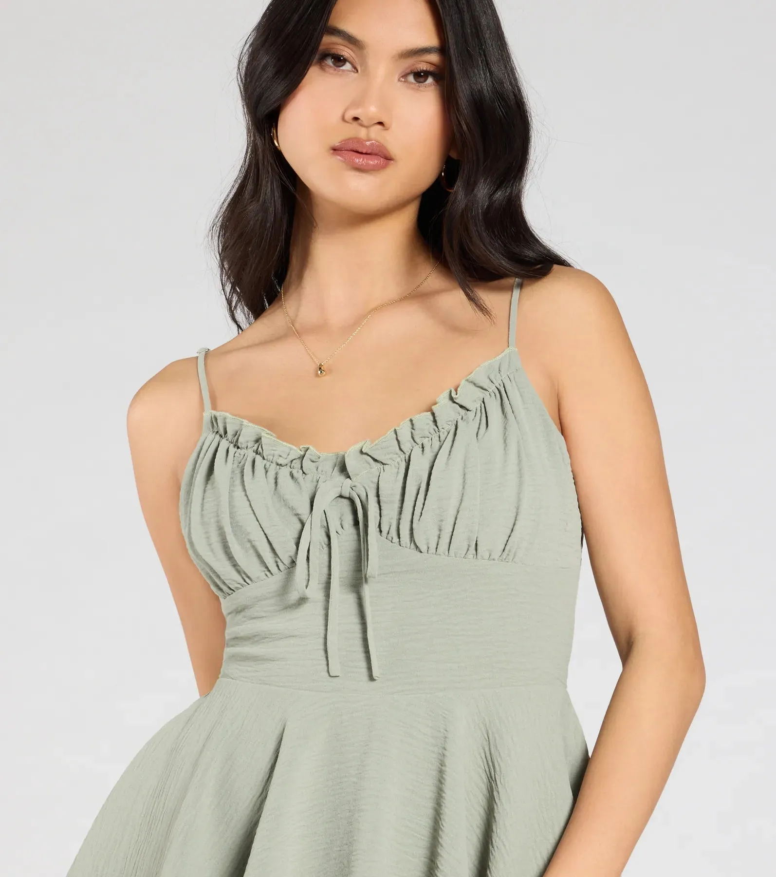 Swept Away Tie-Back Ruffled Romper sold by Windsor product image thumbnail 4