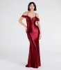 Jelene Cold-Shoulder Mermaid Satin Formal Dress sold by Windsor