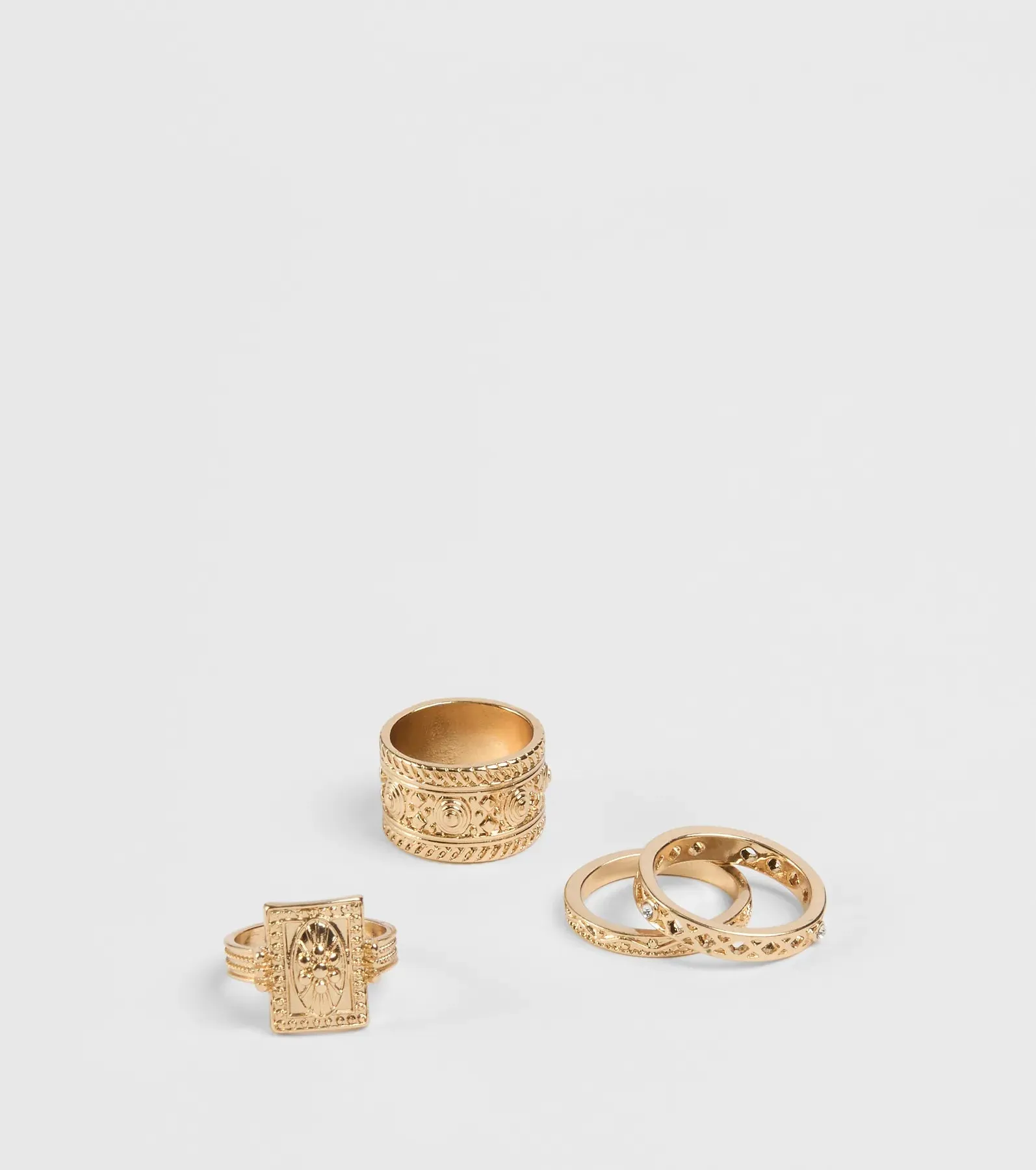 Effortless Glow Five-Pack Statement Rings sold by Windsor