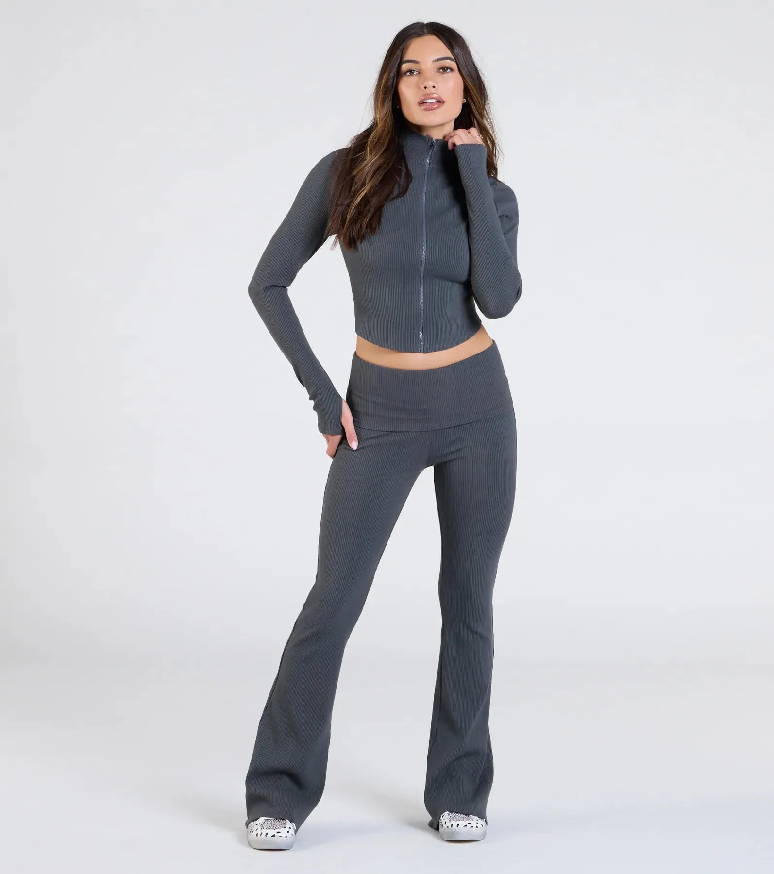 At Your Leisure Zip-Up Crop Jacket sold by Windsor product image thumbnail 3